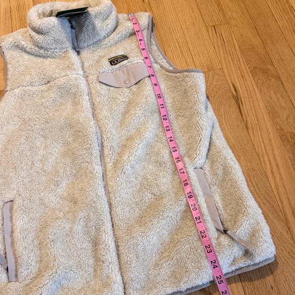 NWT L.L. Bean Hi-Pile Full Zip Vest Sz M - Picture 4 of 7